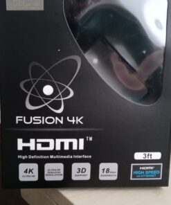 Fusion4k High Speed 4K HDMI Cable (4K @ 60Hz) - Professional Series (3 Feet) 3 Feet 27 71apRsD8chL