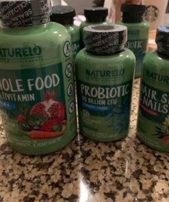 NATURELO Whole Food Multivitamin for Men - Vitamins, Minerals, Antioxidants, Organic Extracts - Vegetarian - for Energy, Brain, Heart, Eye Health - 240 Vegan Capsules, 1 Pack 240 Count (Pack of 1) 20 71apnzNmLL