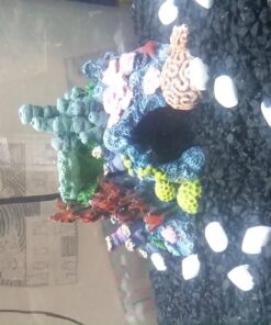 Exotic Environments Caribbean Living Reef Aquarium Ornament, Small , 7-1/2-Inch by 5-1/2-Inch by 5-1/2-Inch Small, 7.5" X 5.5" X 5.5" 14 71apttsIu9L