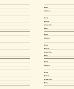 Old World Large Address Book 12 71aqdkkridL