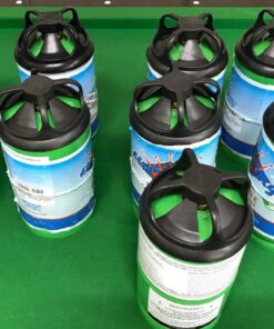 Flame King Refillable 1LB Empty Propane Cylinder Tank - Reusable - Safe and Legal Refill Option - DOT Compliant - 16.4 oz, Green Green Tank 18 71arBtBheVL