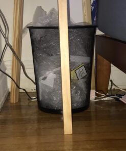 Rolodex Mesh Round Wastebasket, 11-1/2 Diameter x 14-1/4 H, Black (22351) 15 71arH XS4eL