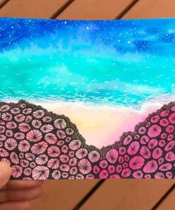 Akashiya CA200/20V Sai Watercolor Brush Pen - 20 Color Set (1, DESIGN 1) 72 71as4WSuxeL