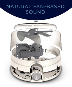 Yogasleep Dohm Classic (White) The Original White Noise Sound Machine, Soothing Natural Sounds from a Real Fan, Sleep Therapy for Adults & Baby, Noise Cancelling for Office Privacy & Meditation 1 Pack 34 71atVDRd84L 1