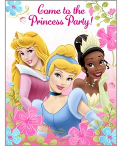 Disney Fanciful Princess Party Invitations 8 Pack by Hallmark