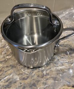 KitchenAid 3-Ply Base Stainless Steel Cookware Pots and Pans Set, 10 Piece, Brushed Stainless 44 71atvGlA6TL