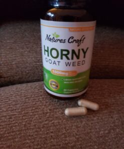 Horny Goat Weed for Male Enhancement - Extra Strength Horny Goat Weed for Men 1590mg Complex with Tongkat Ali Saw Palmetto Extract Panax Ginseng and Black Maca Root for Stamina & Energy - 30 Servings 60 Count (Pack of 1) 42 71au7Sx97gL