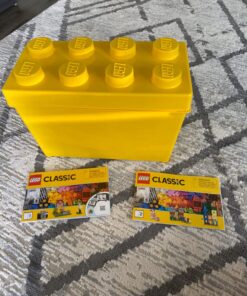 LEGO Classic Large Creative Brick Box 10698 Building Toy Set for Back to School, Toy Storage Solution for Classrooms, Interactive Building Toy for Kids, Boys, and Girls Standard 48 71au8sou0dL