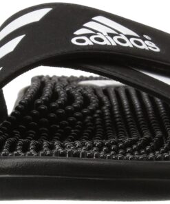 Alternative view of adidas Men's Adissage Slides Sandal 10 Black/White/Black
