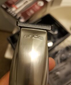 Andis 32400 Slimline Pro Cord/Cordless Beard Trimmer, Lithium Ion T-blade Trimmer, Close Cutting T-Blade Zero Gapped, Chrome Old Chrome Slimline Trimmer 68 71augpfOVaL