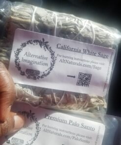 White Sage and Palo Santo Incense Set - Smudge Kit Refill for Altar Supplies, Meditation Tools, Home Fragrance, Smudging Ceremonies and Rituals Made by Alternative Imagination 18 71aunyYZXOL