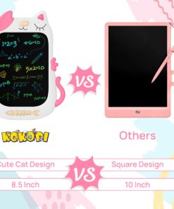 Alternative view of KOKODI Girl Toys, 3-7 Year Old Gifts, LCD Writing Tablet for Kids, Drawing Doodle Board Birthday Presents 3 4 5 6 7 Girls 8.5 inch Pink