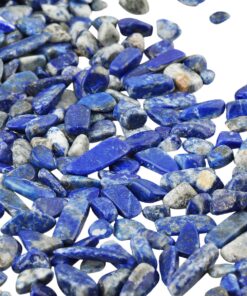 Alternative view of SUNYIK Lapis Lazuli Tumbled Chips Stone Crushed Pieces Irregular Shaped Stones 1pound(About 460 Gram) Lapis Lazuli(0.1-0.5")