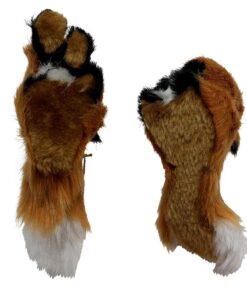 Kurt S. Adler Kurt Adler 4.5-Inch Plush Set of 2 Fox Ornaments, Brown, 2 Piece 14 71avDNWGxeL