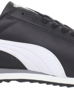 PUMA Men's Roma Sneaker 9.5 Black/White/Silver 19 71avHfA01TL