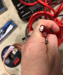 InstallGear 4 Gauge Amp Kit - Amp Kit with Amplifier Installation Wiring True Spec and Soft Touch Wire - 4 Gauge Wire - Amp Wiring Kit 4 Gauge - Sub Wiring Kit - Amp Wire Kit Red 37 71awGWjtOvL