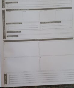 Panda Planner Pro - Best Daily Planner for Happiness & Productivity - 8.5 x 11" Softcover - Undated Day Planner - Guaranteed to Get You Organized - Gratitude & Goals 6 Month Journal (Black) Black 47 71awImCWbAL