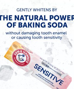 Arm & Hammer Sensitive Toothpaste, Refreshing Mint, Relieves Sensitivity, 4.5 Ounce (Pack of 12) 4.5 Ounce (Pack of 12) 16 71awzxbVuJL