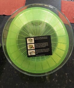 OXO Good Grips Salad Spinner,Green, Large Green Salad Spinner 62 71axosoQlQL