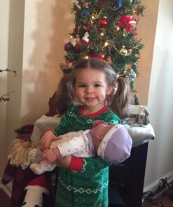 JC Toys - La Baby | Caucasian 16-inch Medium Soft Body Baby Doll | Washable | Removable Purple Outfit w/Hat and Pacifier | for Children 12 Months + Purple Caucasian 28 71ayxDP0WML