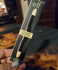 e.l.f. Cosmetics Lip Primer & Plumper, Fuller & Larger Appearance, Cinnamon Scented, No Smudge, All Day Color 20 71ayxuQAX4L