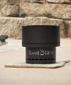 Portable Smokeless Wood Pellet Firepit - Flame Genie FG-16 Portable Fire Pit, Smoke-Free Wood Pellet Fire Pit, USA Made, Smokeless Fire Pits for Outside, 13.5" Diameter, Smokeless Firepit, Black 33 71azlUnLRVL
