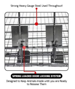 Humane Way 914050 Heavy Duty Live X-Large Dog Trap, X 50"x19"x24 12 71b DAvN19L