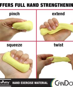 CanDo TheraPutty Standard Hand Exercise Putty For Rehabilitation, Exercises, Hand Therapy, Occupational Therapy, Hand Strengthening, Improve Motor Skills, Stress Relief X-SOFT 1-pound 7 71b o5oaBvL 5