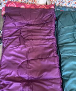 Coleman Kids 45°F Sleeping Bag, Comfortable Youth Sleeping Bag for Sleepovers & Camping, Fits Children up to 5ft 5in Tall, Lightweight and Warm Sleeping Bag for Indoor/Outdoor Use, Machine Washable Multi 15 71b yoS99RL