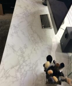 ROSEROSA Peel and Stick PVC Faux Marble Self-Adhesive Wallpaper Covering Counter Top Shelf Liner Napoleon (PGS408 : 2.00 Feet X 6.56 Feet) 68 71b0R0WIPmL