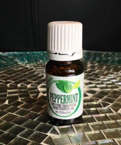 Healing Solutions 10ml Oils - Peppermint Essential Oil - 0.33 Fluid Ounces 0.33 Fl Oz (Pack of 1) 26 71b0YBdGd4L