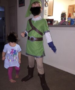 Disguise Deluxe Child Link Costume Large (10-12) 33 71b3dLKORnL