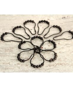 Kingston Brass SRCR125 Roller Ball Shower Curtain Rings, Oil Rubbed Bronze, 2.81 x 1.56 x 0.31 (12Pcs/Set) 12 71b4vOAg2bL