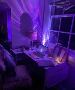 Lufeiya White L Shaped Computer Desk with Power Outlet Shelves, 40 Inch Small Corner Desk for Small Space Home Office, L-Shaped Desk PC Desks, White 39.4" 44 71b52eUac6L