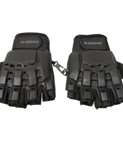 Maddog® Sports Padded Chest Protector, Tactical Half Glove, & Neck Protector Combo Package Black Small / Medium Gloves 11 71b5BctNhzL