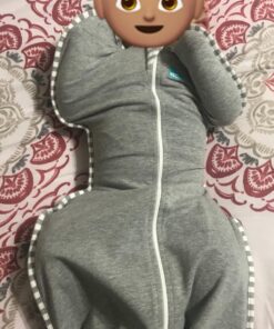 Love to Dream Swaddle UP, Baby Sleep Sack, Self-Soothing Swaddles for Newborns, Improves Sleep, Snug Fit Helps Calm Startle Reflex, New Born Essentials for Baby, 13-19 lbs, Gray Medium (13-19 lbs.) 33 71b5DFH5ylL