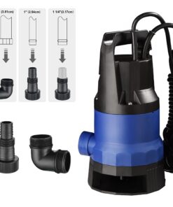 Yescom 1HP Submersible Water Pump 3434GPH 750W Clean/Dirty Water Pumps with Automatic Float Switch for Swimming Pool Garden Tub Pond Flood Drain 1 HP 22 71b5FWIFnL