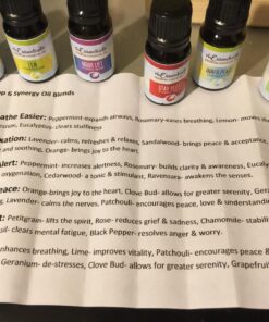 Wild Essentials 6 Pack Synergy Blend Aromatherapy Essential Oil Gift Set 100% Pure, Undiluted 10ml Bottles of Breathe Easy, Alert, Inner Calm, Relax, Uplifting, Zen, Made in USA 18 71b5g7Nk26L