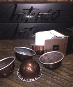 Nespresso Capsules VertuoLine, Intenso, Dark Roast Coffee, Coffee Pods, Brews 7.77 Ounce (VERTUOLINE ONLY), 10 Count (Pack of 3) 10 Count (Pack of 3) 54 71b5o9SgEnL