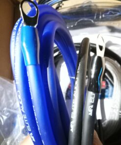 Elite Audio Base Series Full Amplifier Install Kit - 2000W Max Power, 4-Gauge Power & Ground, Mini ANL Fuse & Holder, 17ft 2-Ch RCA Cable, 16-Gauge Speaker Wire (Model: EA-OB04G) 18 71b6RN2NNzL