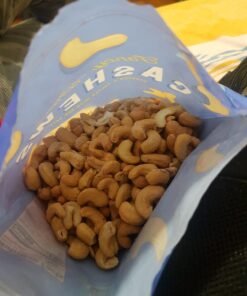 Amazon Brand - Happy Belly Fancy Whole Cashews, Roasted & Sea Salted, 2.75 Pound (Pack of 1) 2.75 Pound (Pack of 1) 46 71b6mH ddML