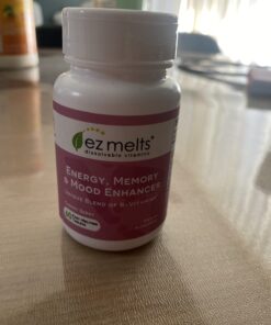 EZ Melts Dissolvable Energy, Memory & Mood Enhancer, Blend of B-Vitamins, Sugar-Free, 2-Month Supply 24 71b7TRwnOHL