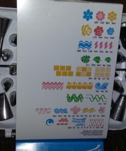 Ateco Cake, 783 55 pc Decorating Tip Set, Silver #783 55 pc Decorating Tip Set 28 71b85t2bB2L