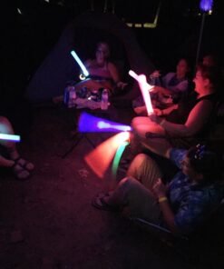 Fun Central 12 Pack - LED Supreme Foam Stick Baton Bulk - Light Up Batons for Wedding, Concert and Party - Multicolor 29 71b8f pYJL