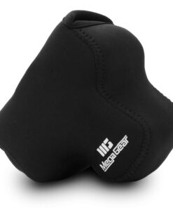 Alternative view of Megagear MG1036 Ultra Light Neoprene Camera Case Compatible With Canon Eos M50 Mark Iı (15-45MM), M50, M5 (15-45MM) - Black, PU Leather