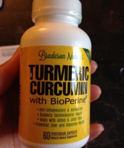 Turmeric Curcumin with BioPerine 1500mg - Natural Joint & Healthy Inflammatory Support with 95% Standardized Curcuminoids for Potency & Absorption - 60 Capsules with Black Pepper 25 71b8liRdgXL 2