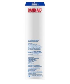 JOHNSON & JOHNSON 5685 Flexible Fabric Extra Large Adhesive Bandages, 1 1/4-Inch x 4-Inch , 10/Box 19 71b8o4FbM4L