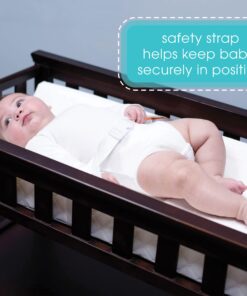 Alternative view of Summer Infant Contoured Changing Pad – Includes Waterproof Changing Liner and Safety Fastening Strap with Quick-Release Buckle 1 Count (Pack of 1) 2-Sided Pad + Liner