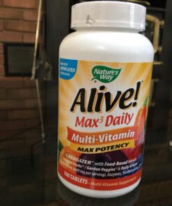 Nature's Way Alive! Max3 Potency Multivitamin, Antioxidants & High Potency B-Vitamins to Support Cellular Energy Metabolism*, 180 Tablets 180 Count (Pack of 1) 24 71bATx6azIL 1