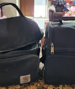 Carhartt Deluxe Dual Compartment Insulated Lunch Cooler Bag, Black Solid 50 71bBabcEx0L